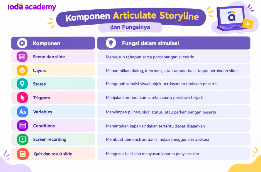 Komponen Articulate Storyline